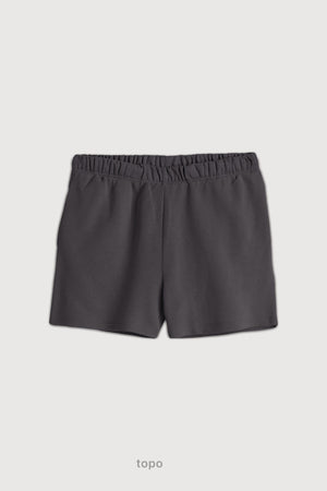 Short De Algodón - Topo