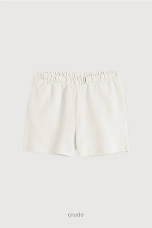 Short De Algodón - Crudo