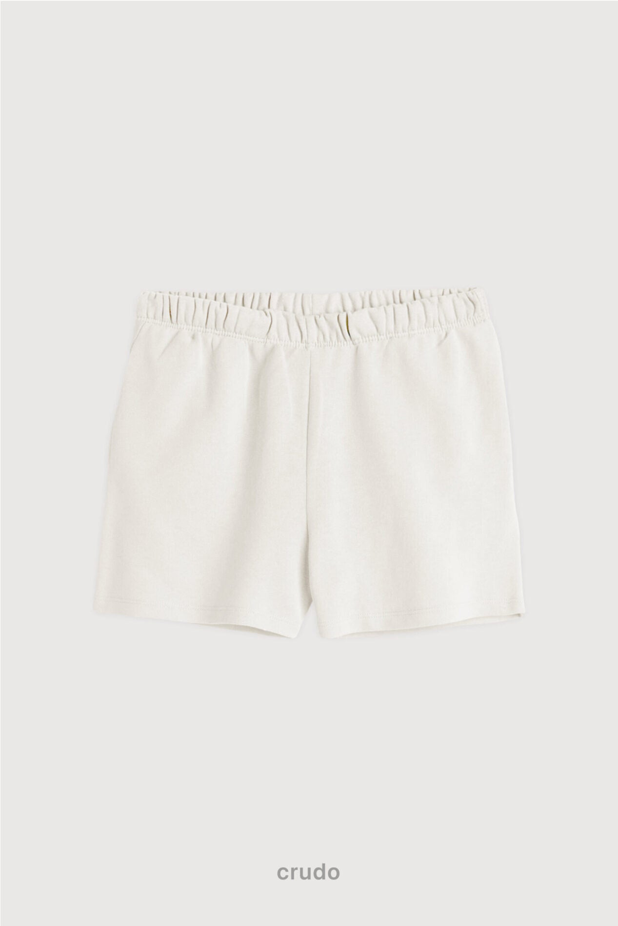 Short De Algodón - Crudo