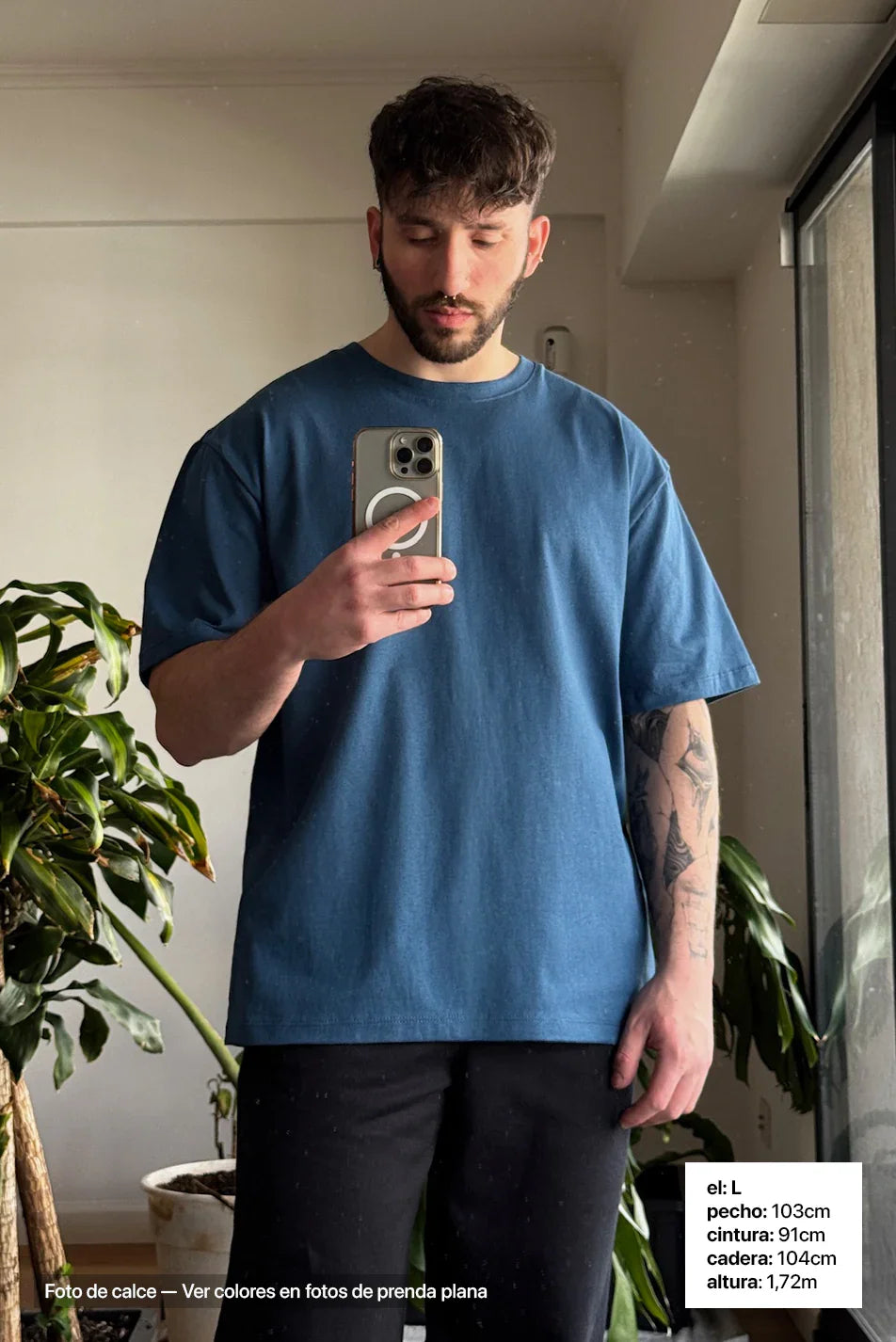 Remera Cropped Fit - Hombre