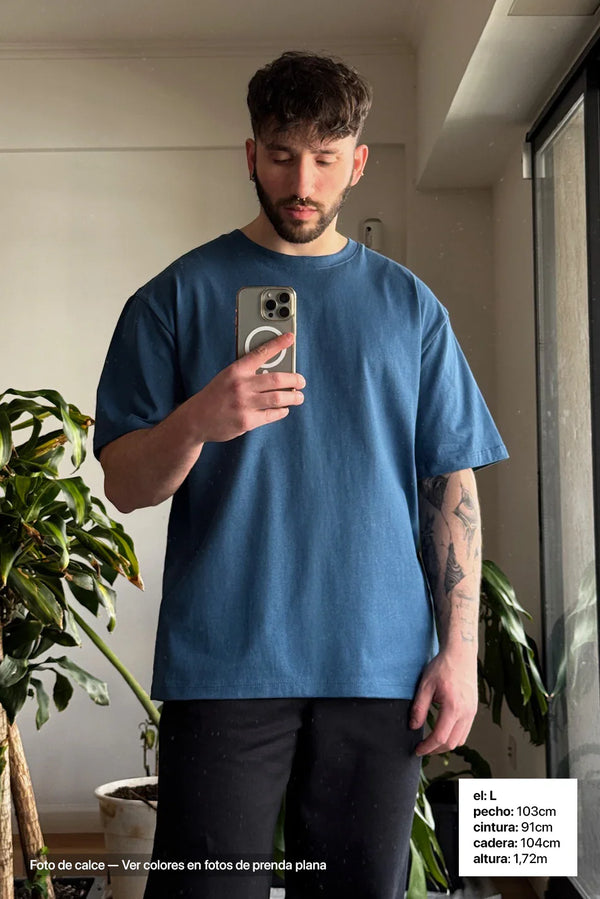 Remera Cropped Fit - Hombre