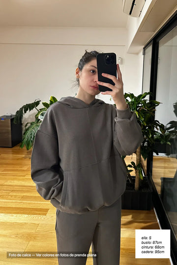 Canguro Boxy Frisado - Mujer