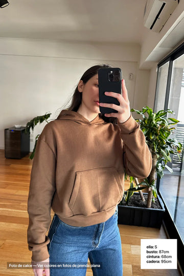 Canguro Wide Cut Frisado - Mujer