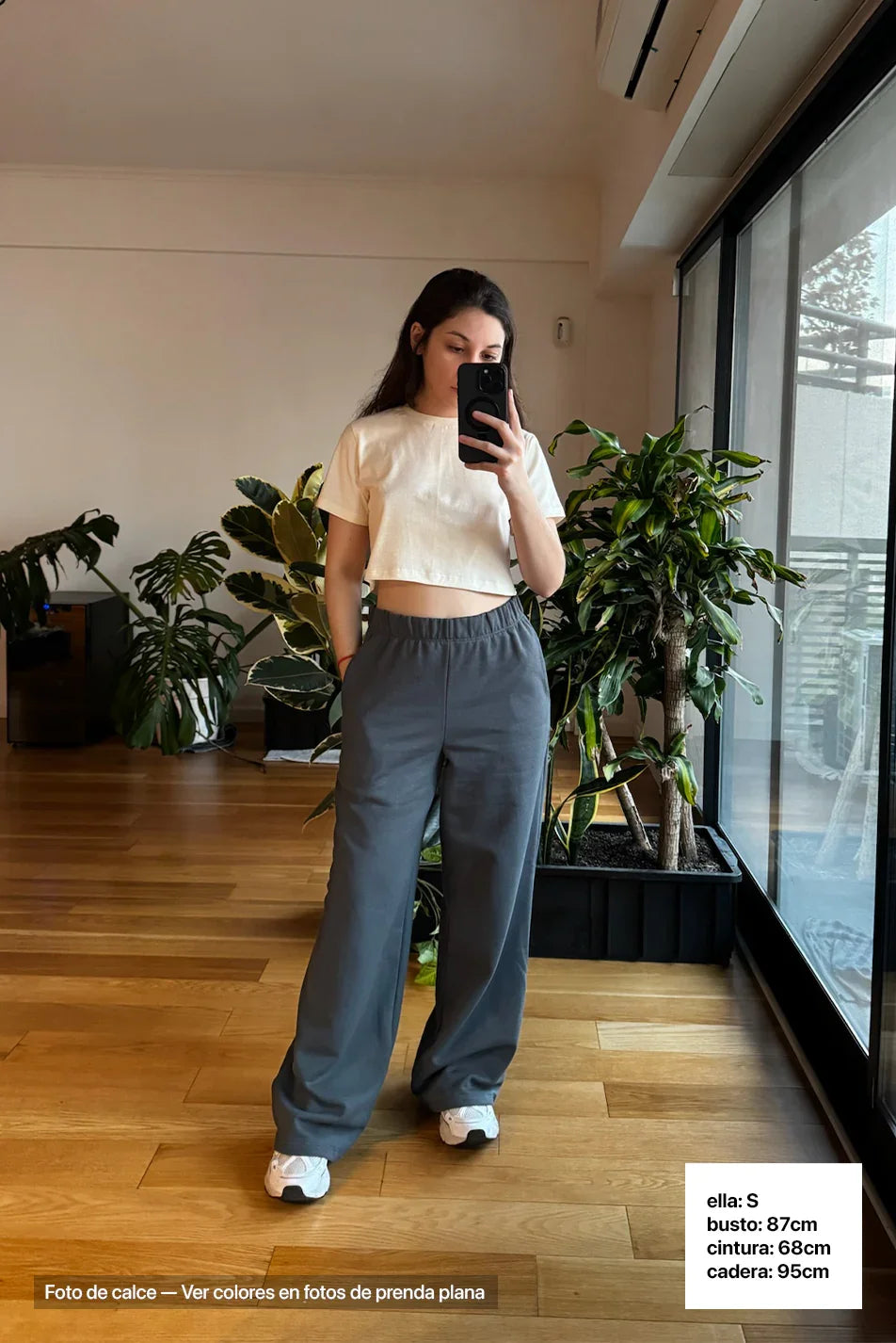 Jogging Baggy Frisado - Mujer