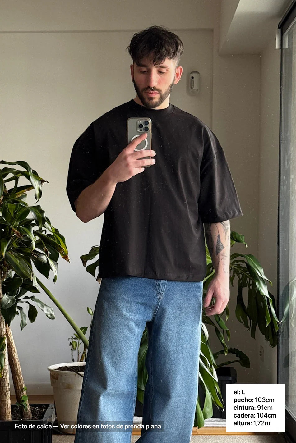 Remera Boxy Fit - Hombre