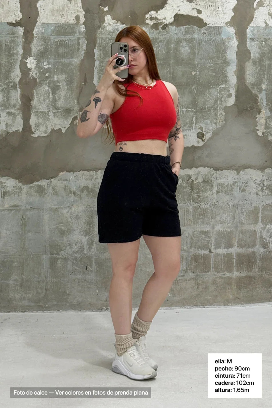 Short De Algodon - Mujer