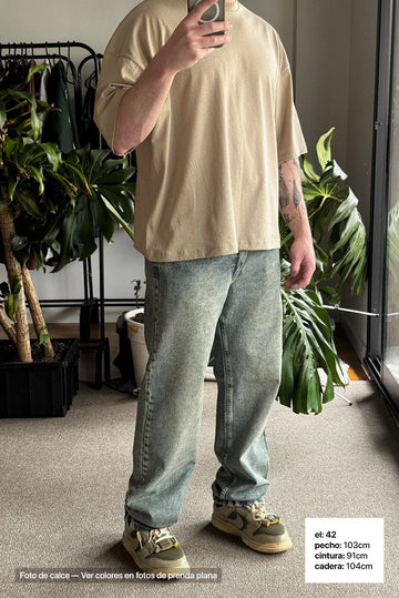 Jean Loose Hombre Oxido Blue - Hombre