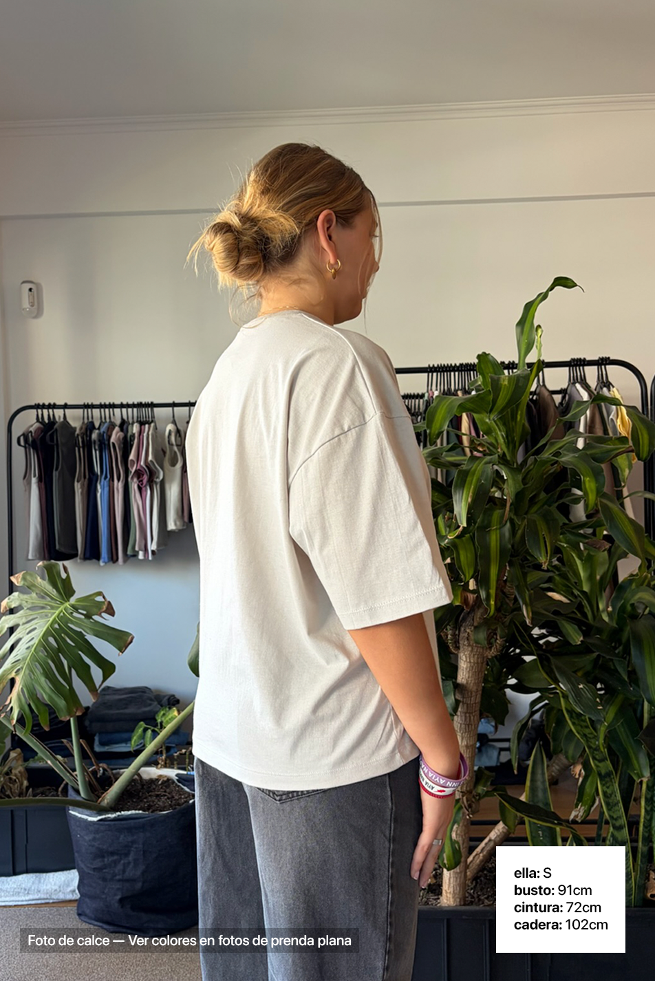 Remera Boxy Fit x 3 Mujer