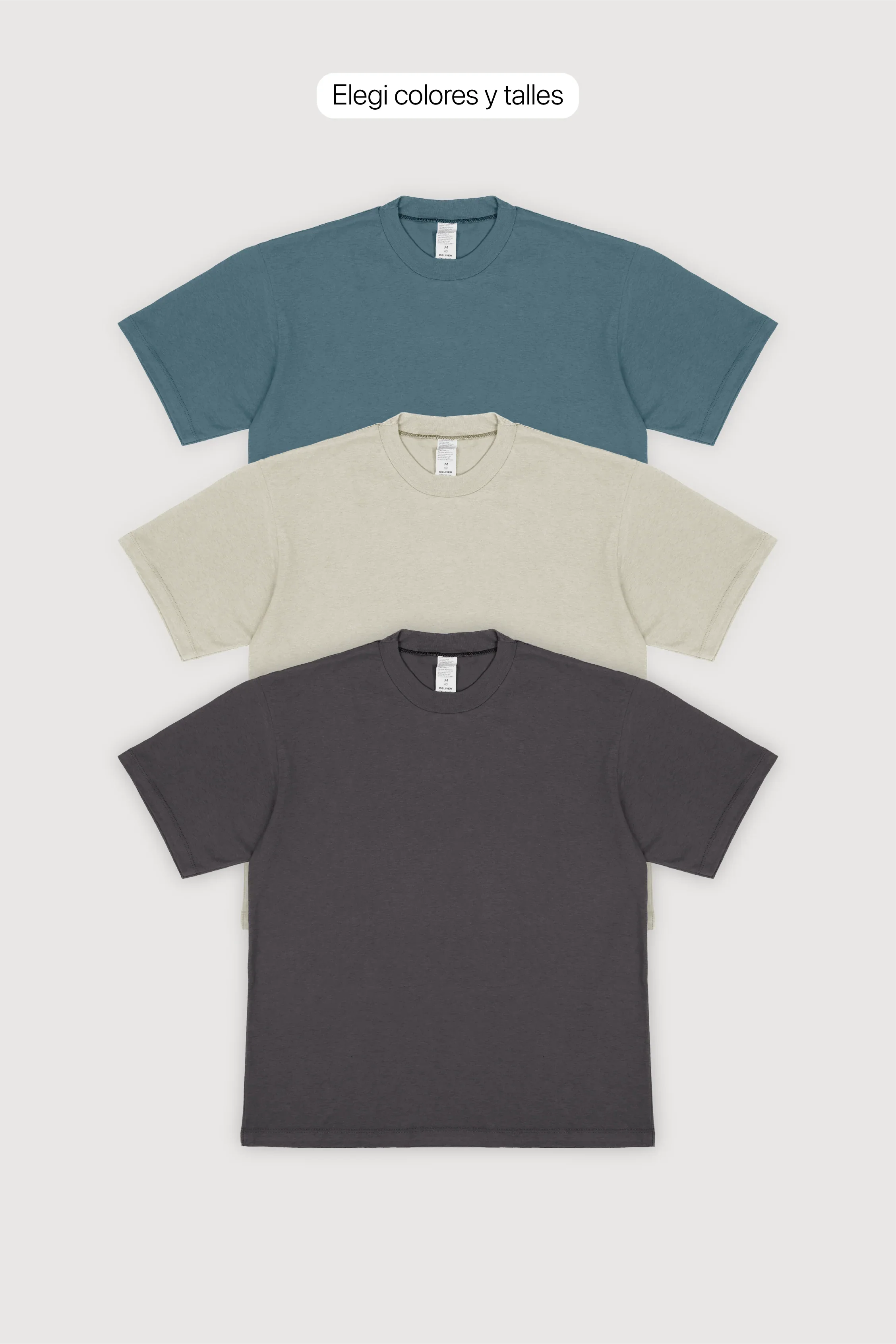 Remera Regular Fit x 3