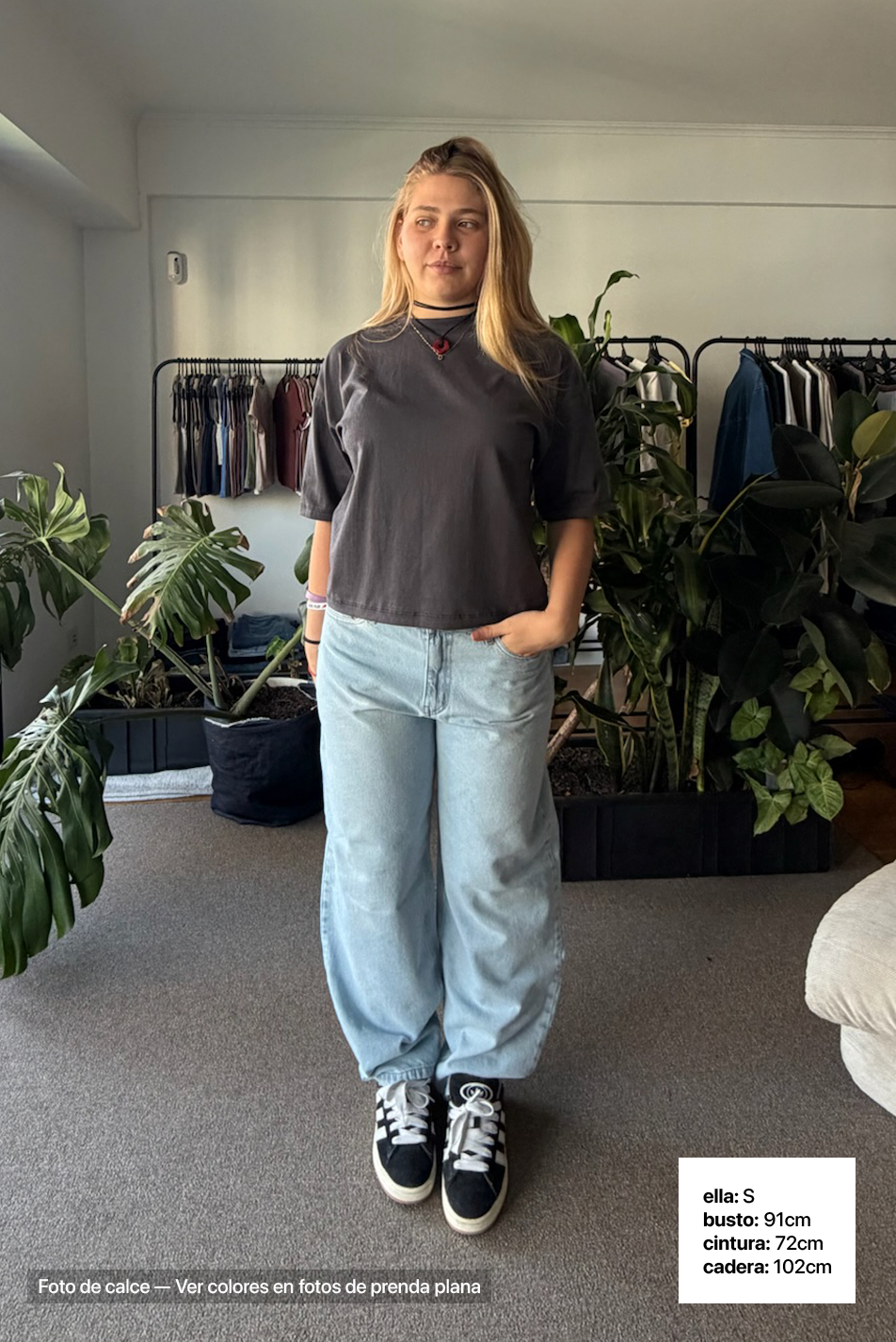 Remera Boxy Fit Mujer