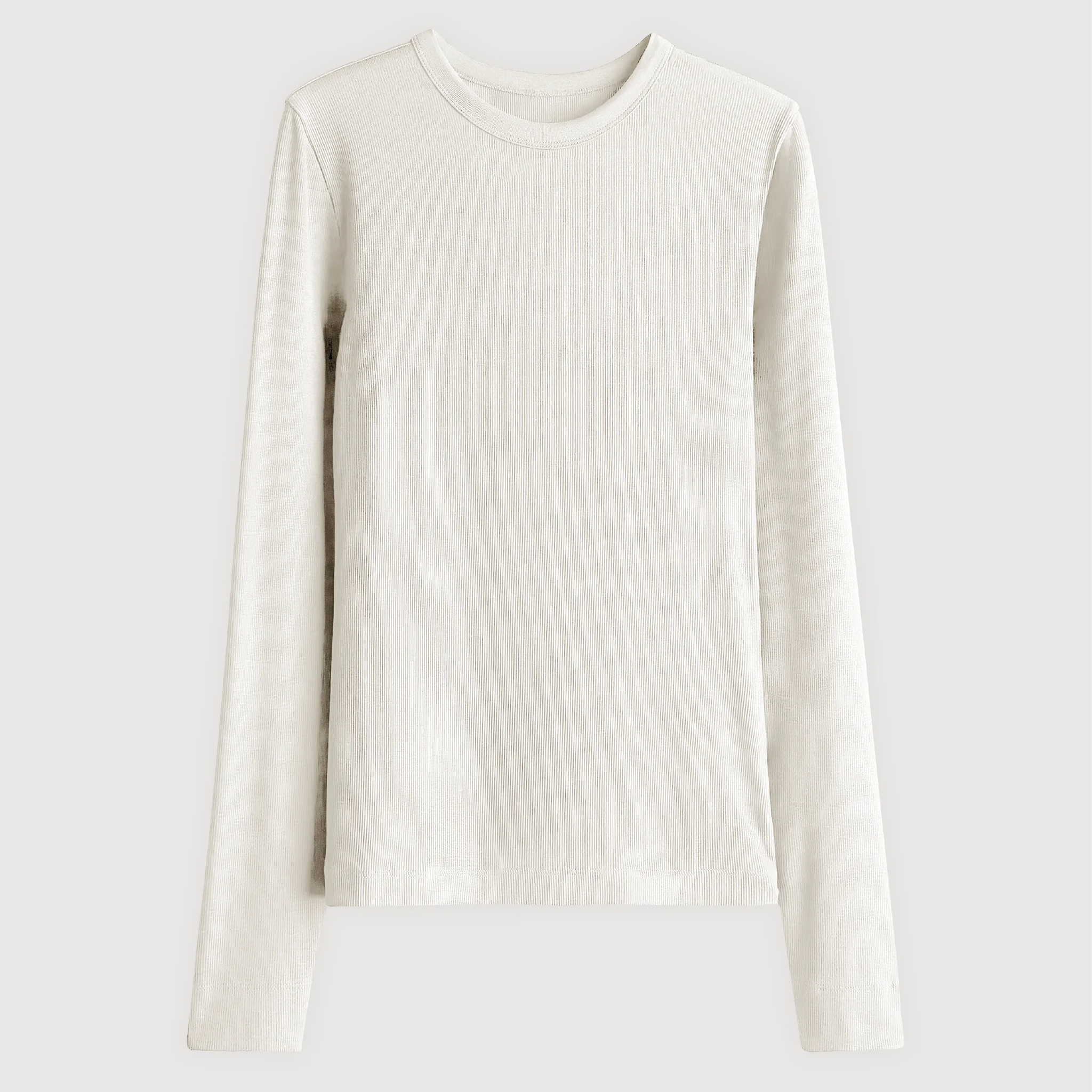 Remera Ribb Manga Larga - Crudo