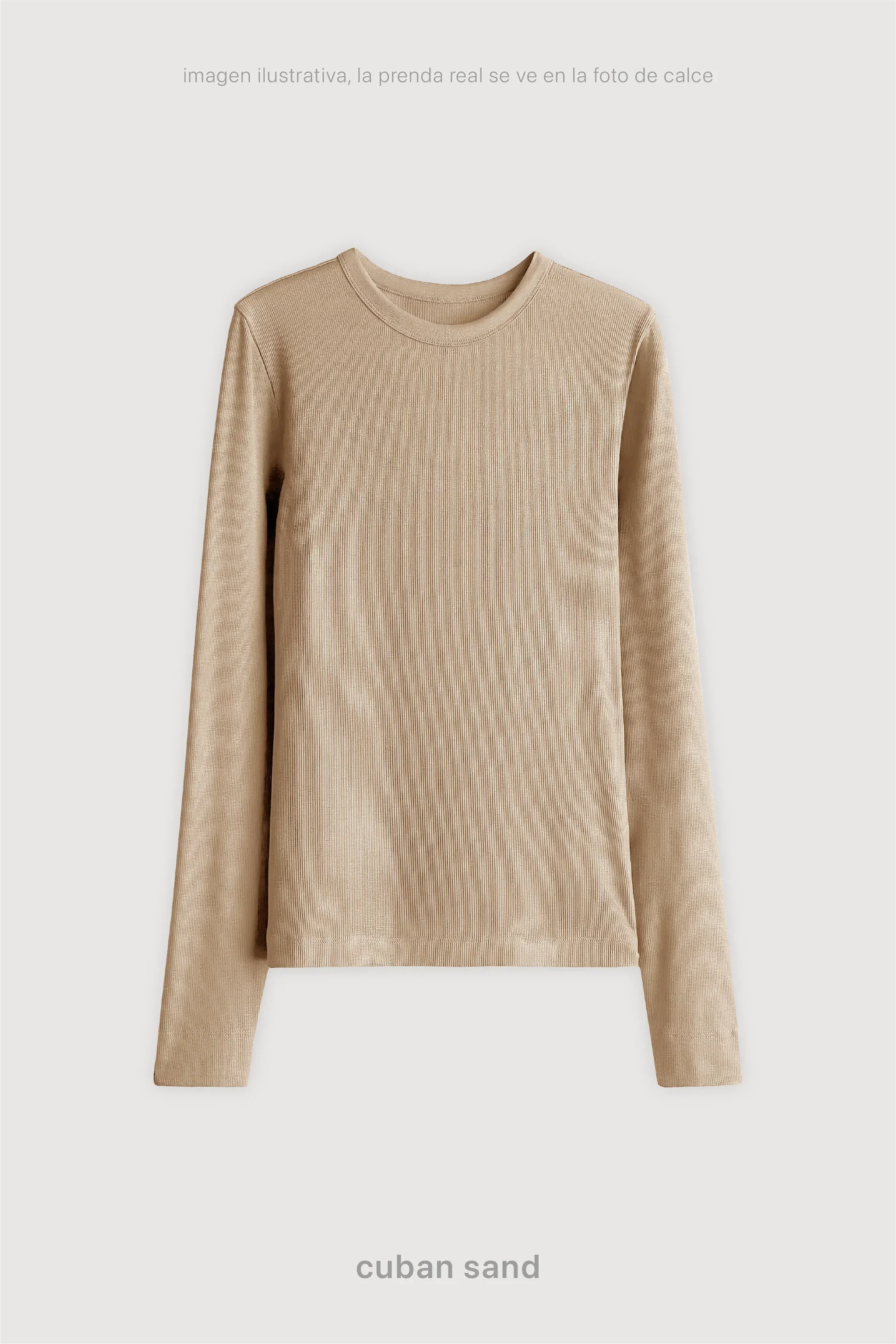 Remera Ribb Manga Larga