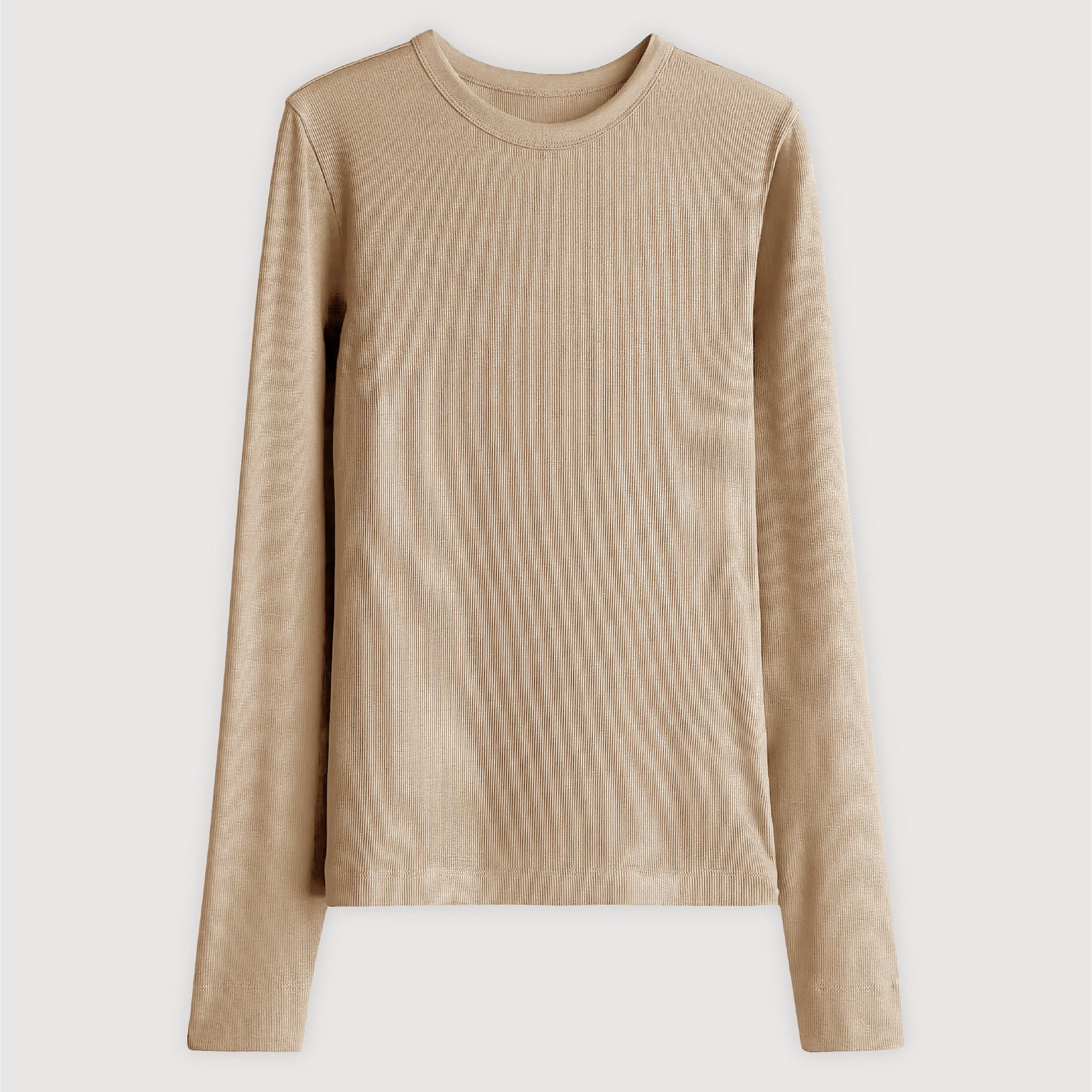 Remera Ribb Manga Larga - Cuban Sand