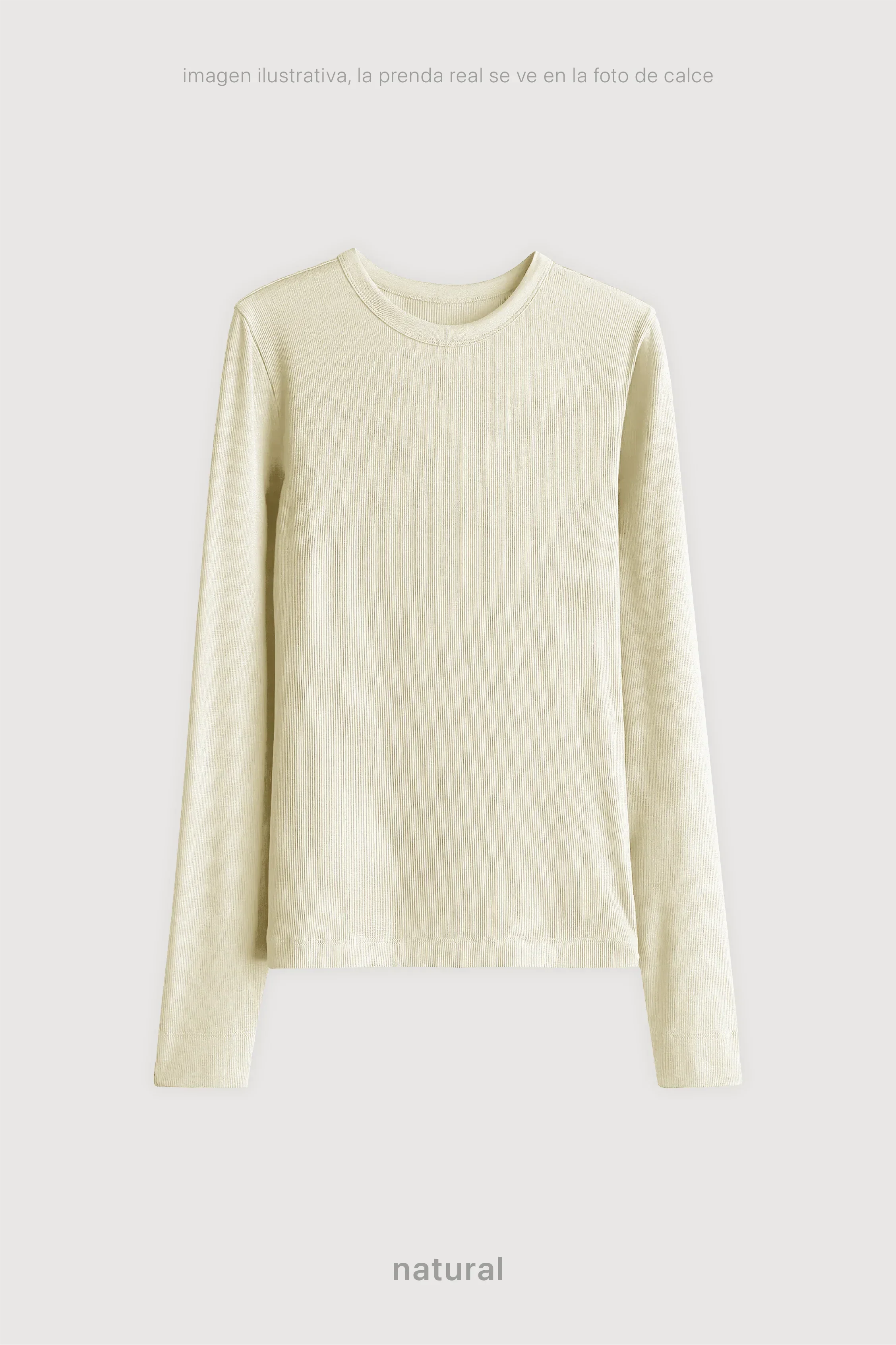 Remera Ribb Manga Larga