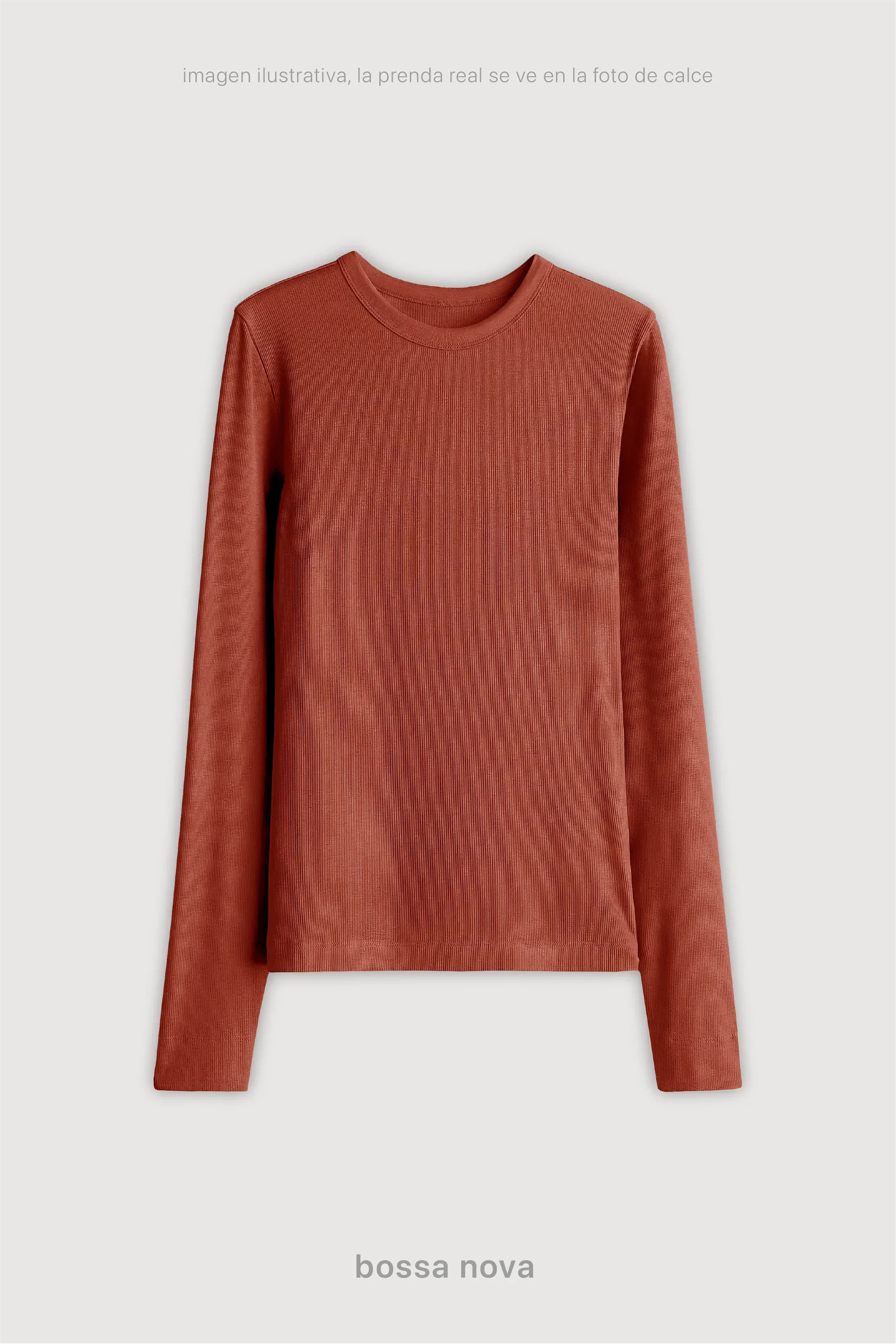 Remera Ribb Manga Larga