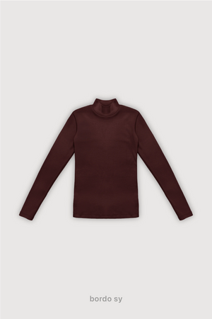 Polera Ribb - Bordo Sy