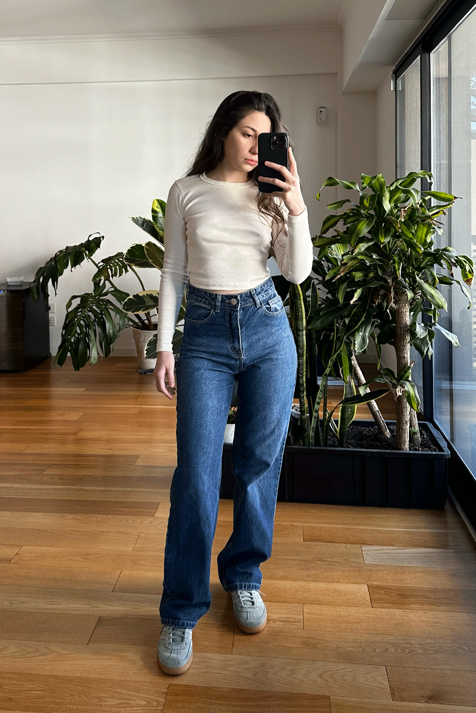 Jean Straight Blue Mujer