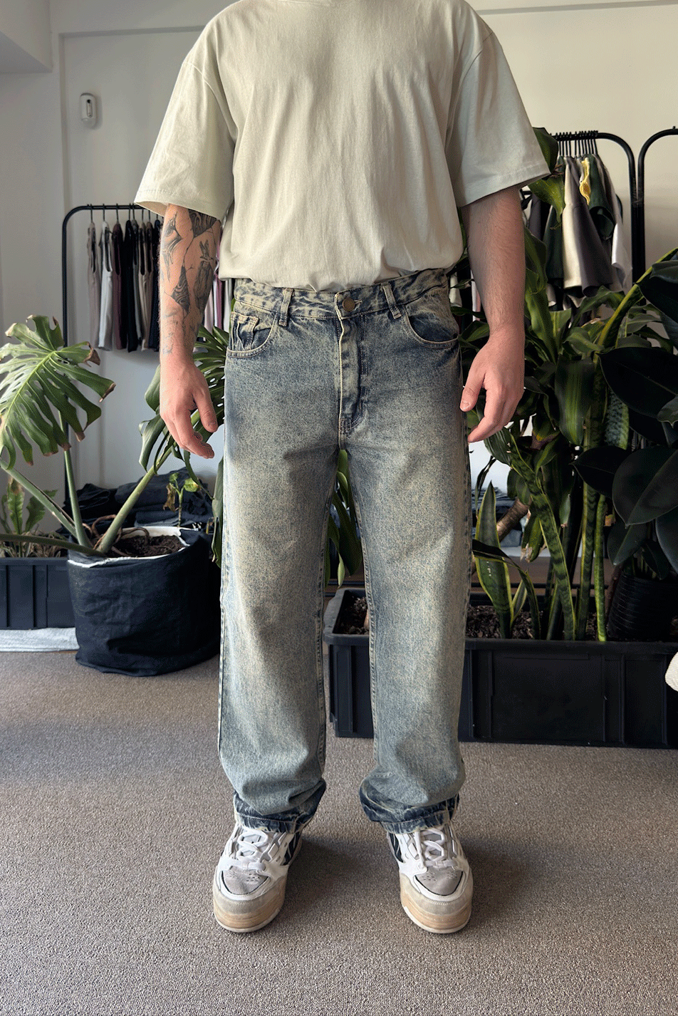 Jean Loose Oxido Blue Hombre