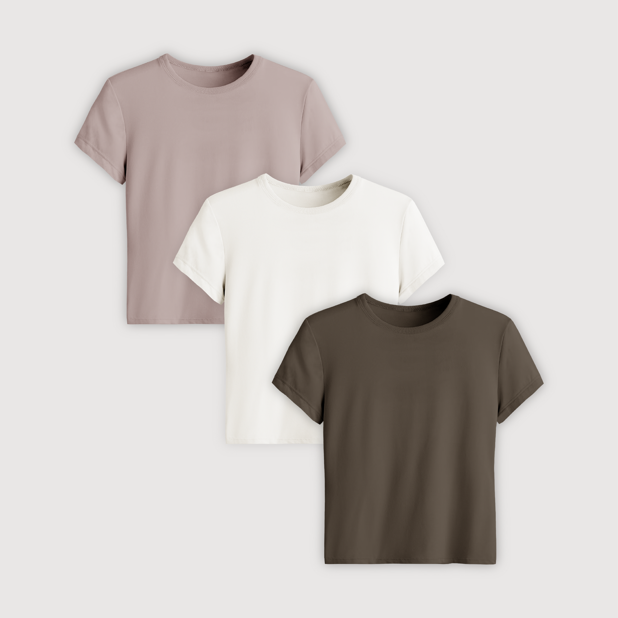Remera Baby Tee Midi x 3