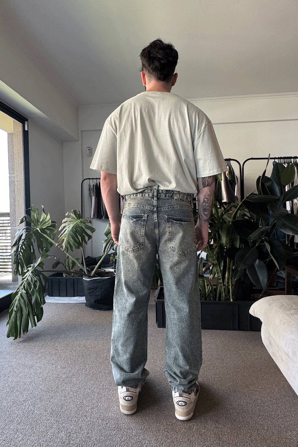 Jean Loose Oxido Blue Hombre