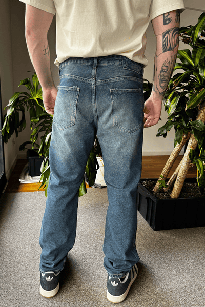 Jean Straight Vintage Blue Hombre