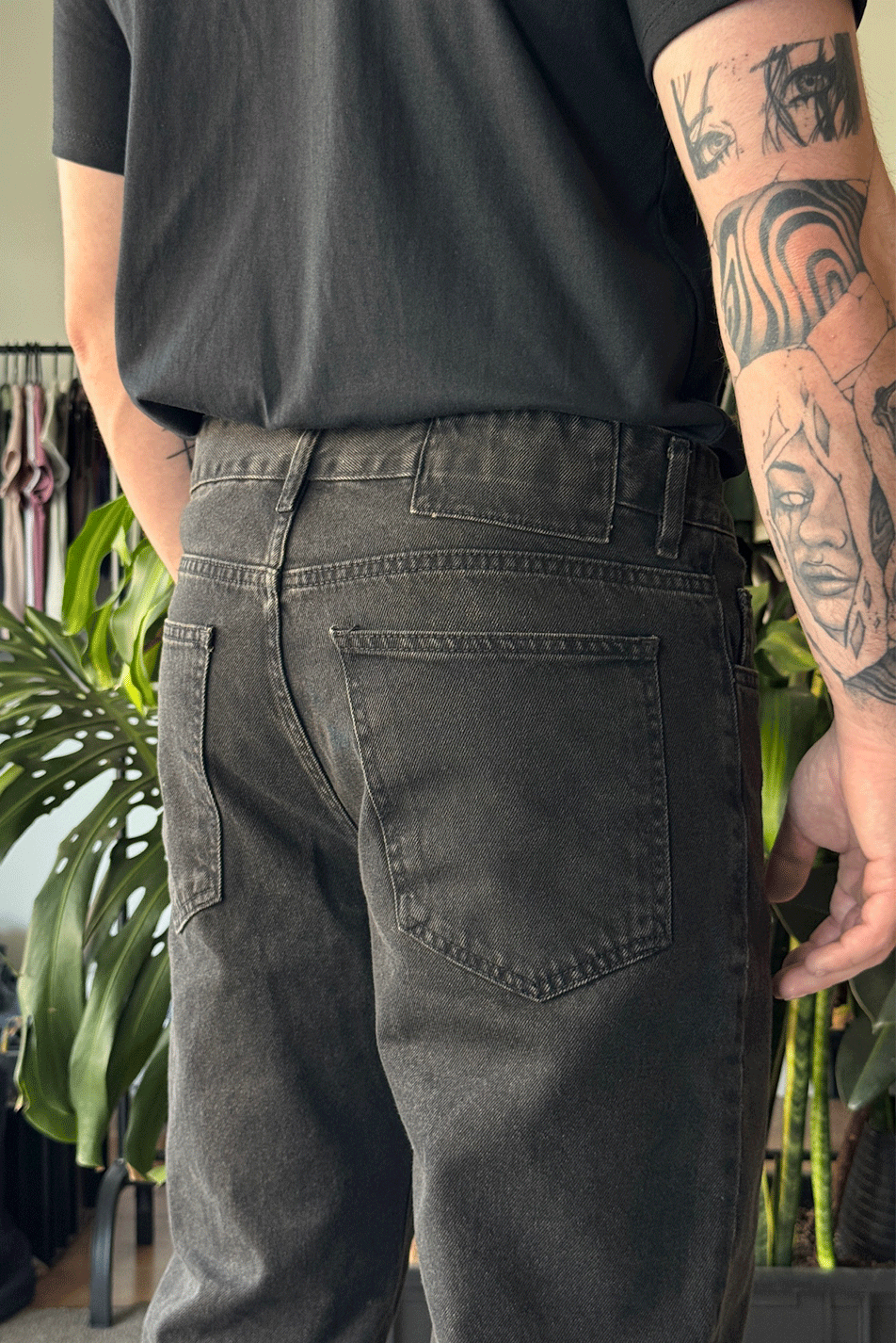 Jean Loose Oxido Black Hombre