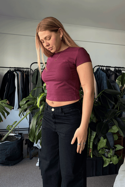 Jean Baggy Super Black Mujer