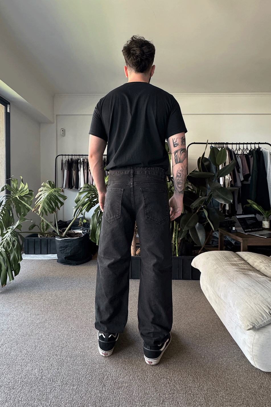 Jean Loose Oxido Black Hombre