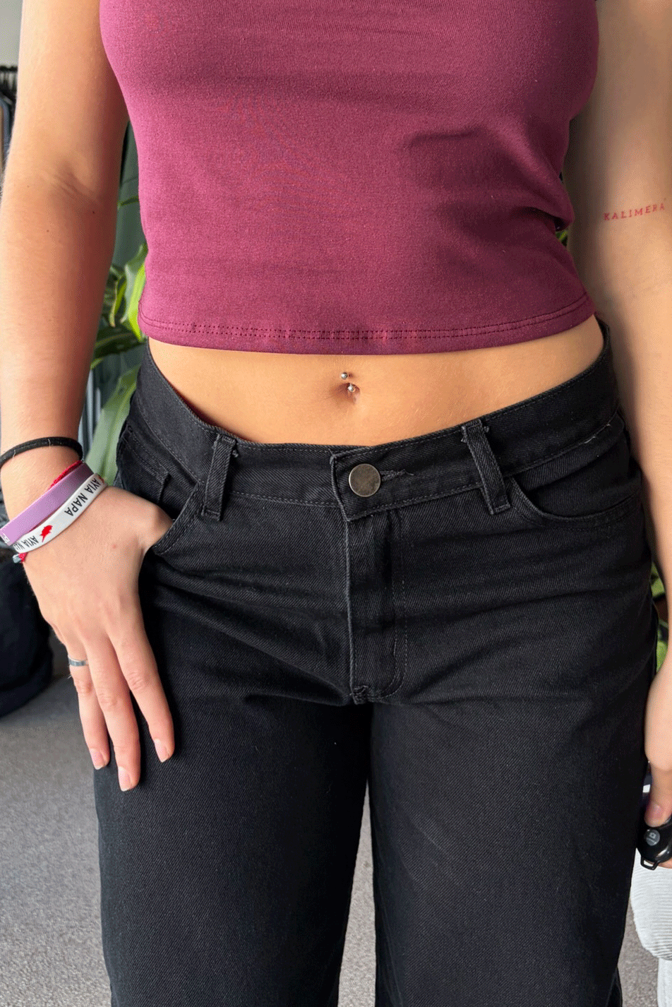 Jean Baggy Super Black Mujer