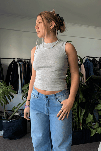 Jean Baggy Pale Blue Mujer