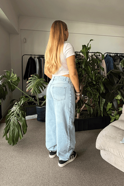Jean Baggy Summer Blue Mujer