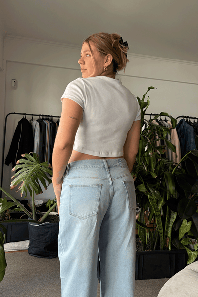 Jean Baggy Summer Blue Mujer