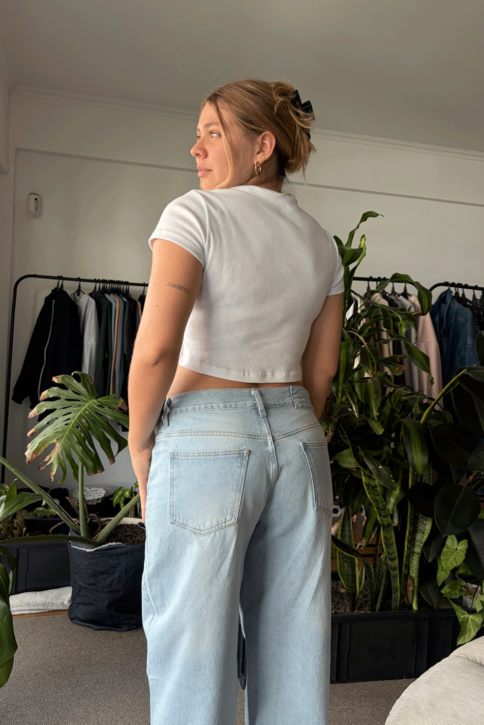Jean Baggy Summer Blue Mujer