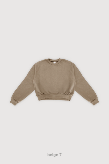 Buzo Wide Cut Frisado - Beige 7