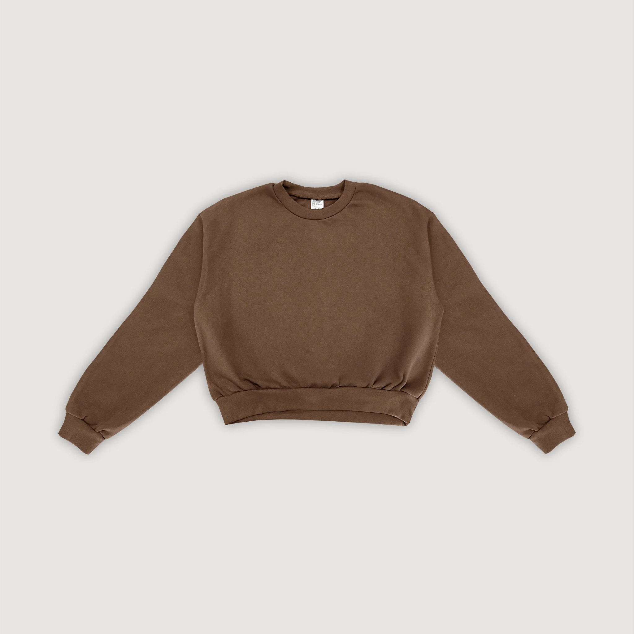 Buzo Wide Cut Frisado - Toffee