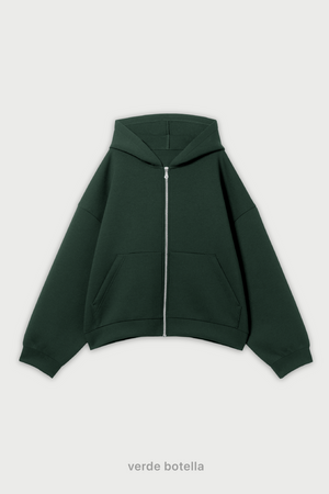 Campera de Algodon - Verde Botella