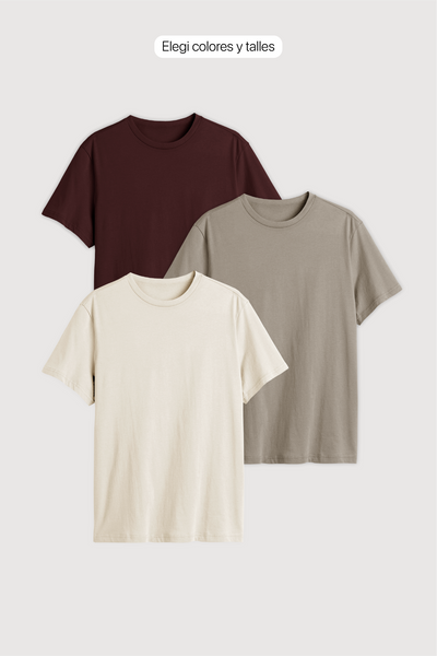 Remera Classic x 3
