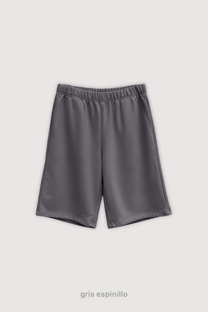 Bermuda Baggy - Gris Espinillo