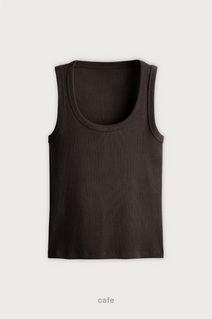 Tank Top Midi - Cafe