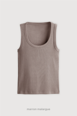 Tank Top Midi - Marron Malargue