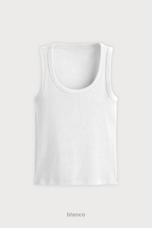 Tank Top Midi - Blanco