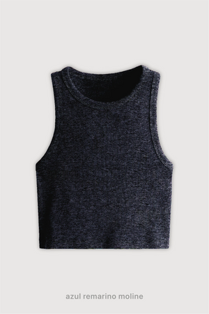 Top Ribb Basic - Azul Remarino Moline