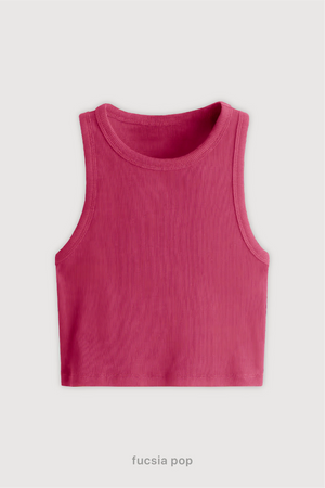 Top Ribb Basic - Fucsia Pop