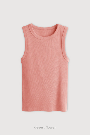 Top Ribb Midi - Desert Flower