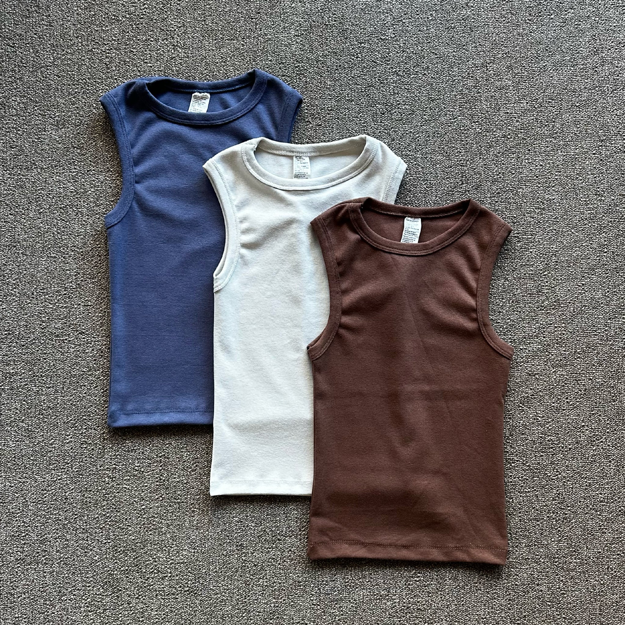 Top Ribb Midi x 3