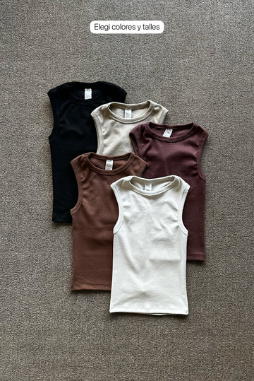 Top Ribb Midi x 5