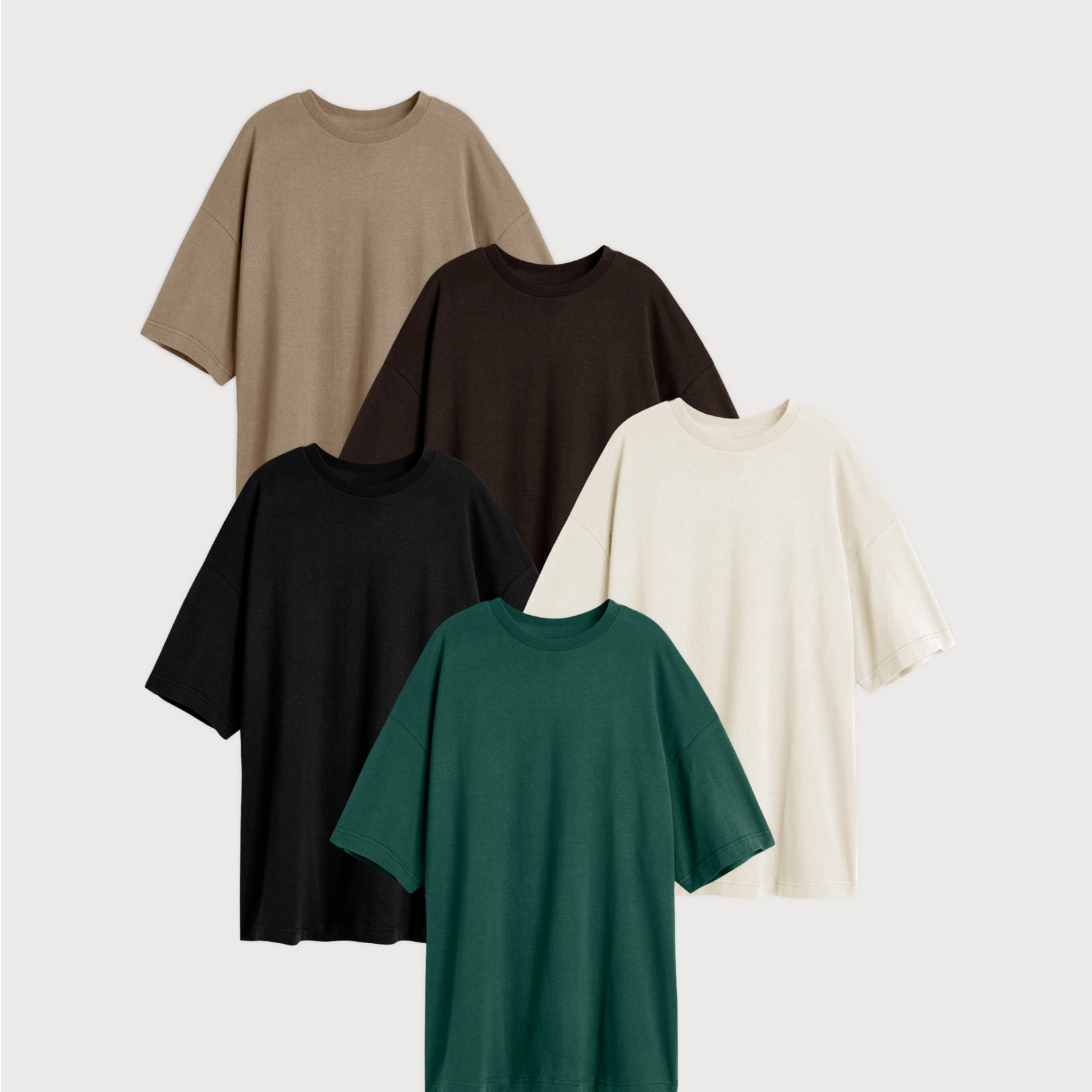 Remera Relaxed x 5
