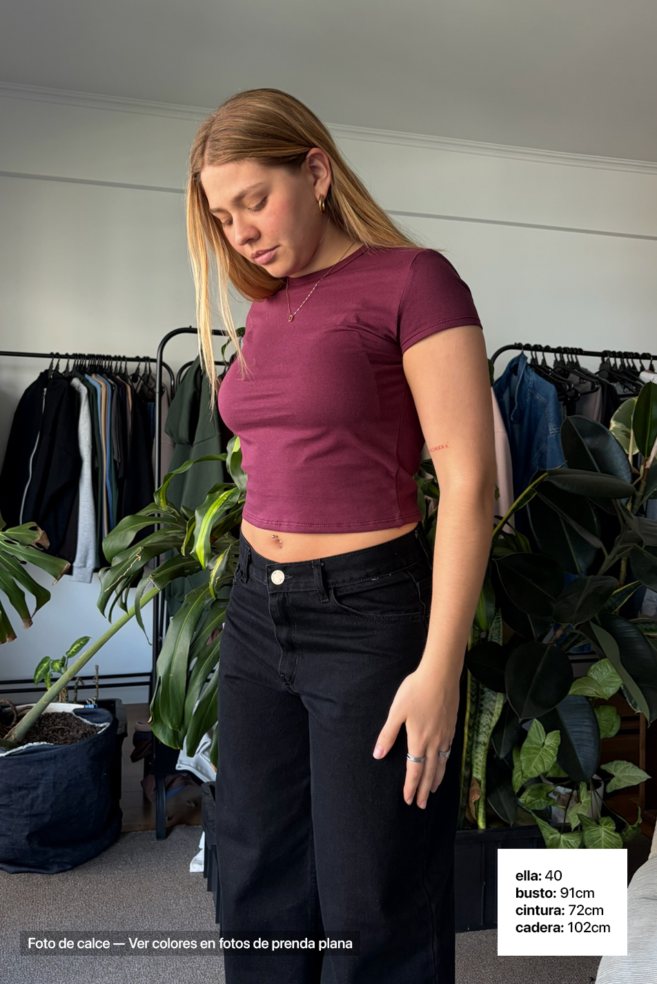 Jean Baggy Mujer Super Black