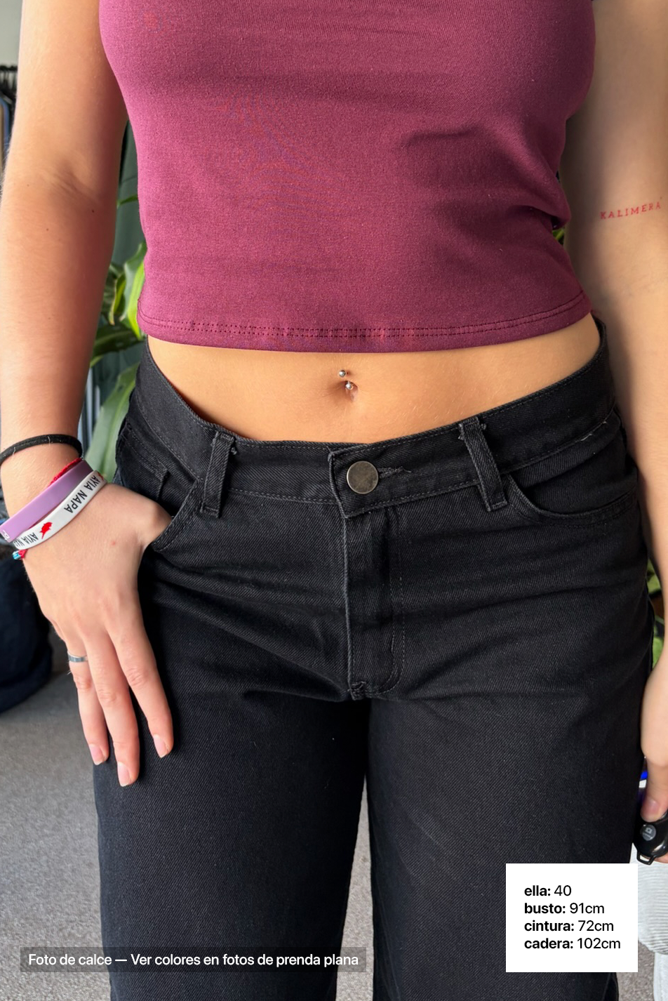 Jean Baggy Mujer Super Black