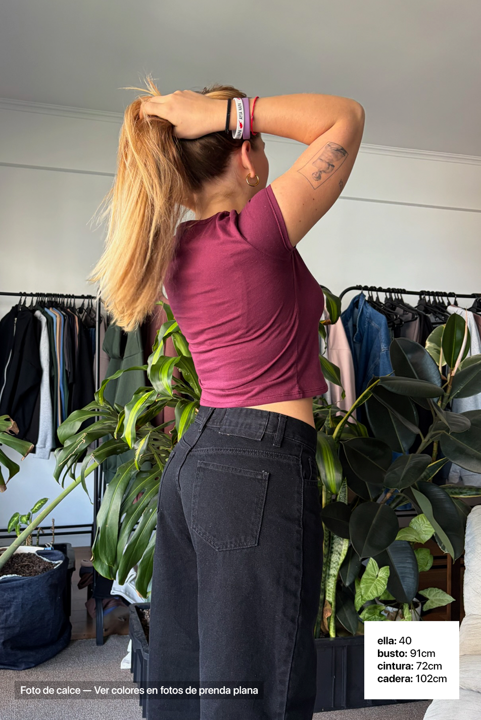 Jean Baggy Mujer Super Black